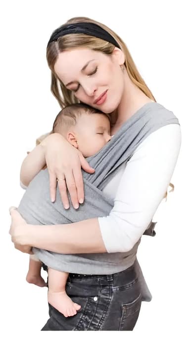 Fular Prearmado Munami Ergonomico Portabebé Azul Jean Talle S 12kg