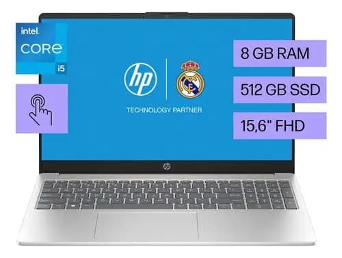 Notebook HP 15-fd0151la Pantalla Táctil Intel Core i5 8gb RAM 512gb Ssd Windows 11 Home