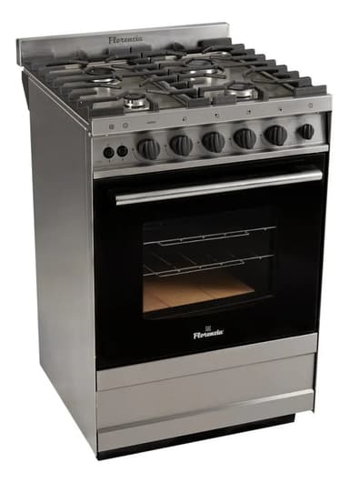 Cocina Florencia De 4 Hornallas 56 Cm Inox 5838s