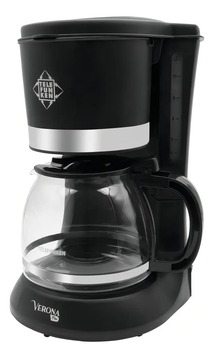 Telefunken Verona Plus 1,2l Cafetera Eléct Filtro Lavable
