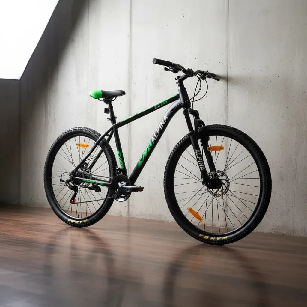 Bicicleta Alpina 2.0 Mtb 29 21 Vel. Freno Caliper Shimano Color Negro Verde 2.0 Std2 Tamaño Del Cuadro Xl