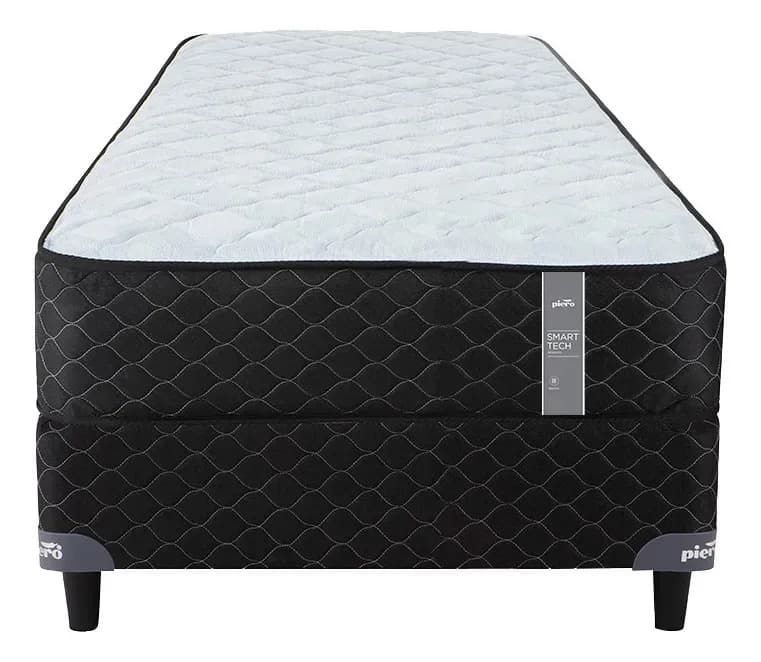 Sommier Piero Smart Tech Resortes 190x090 Color Blanco