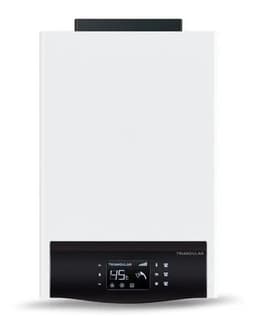 Calefón a Gas Triangular de 18 l/min con Tiraje Forzado y Encendido Electrónico