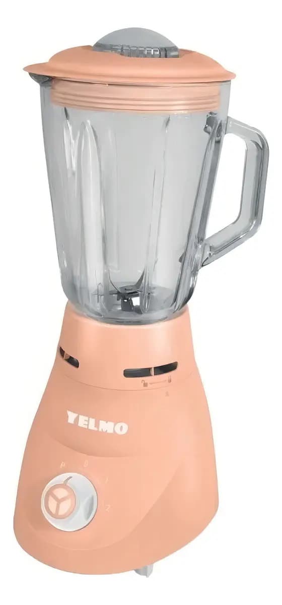 Licuadora Yelmo Lc-1010 Jarra De Vidrio 1.5l Pica Hielo 700w Color Rosa