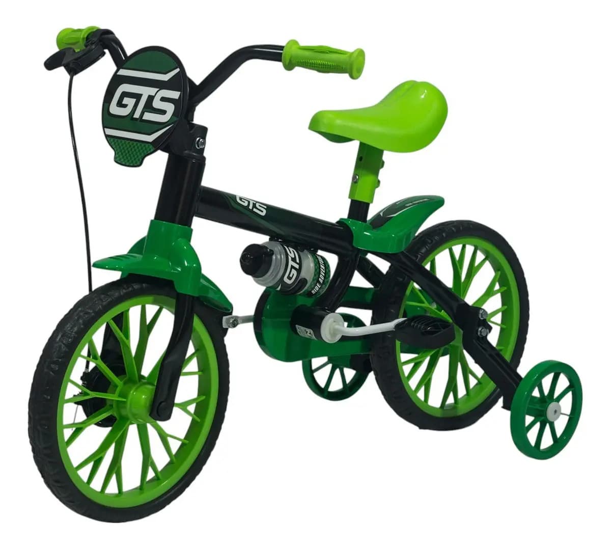 Bicicleta Gts Rodado 12 Infantil 2025 Freno Tambor Color Black Tamaño del cuadro XS