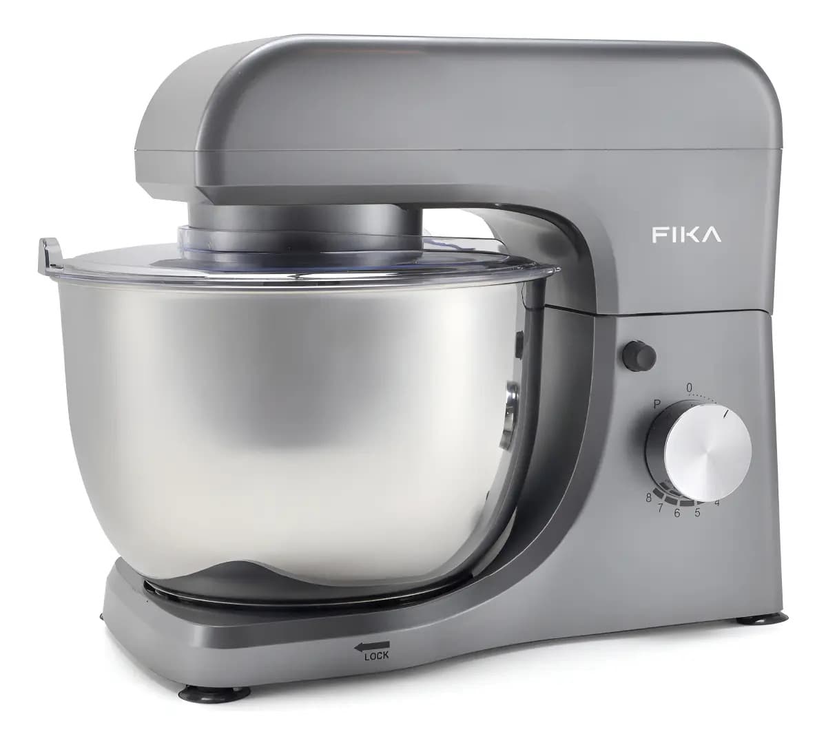 Batidora De Pie Planetaria 3 en 1 Fika Bowl 4l 8 Velocidades 1000w Color Gris Frecuencia 50Hz