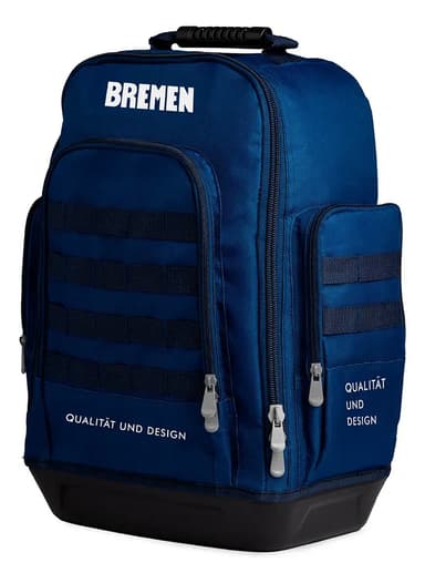 Bolso Mochila Porta Herramientas Bremen 32l Base Plast 8665 Azul