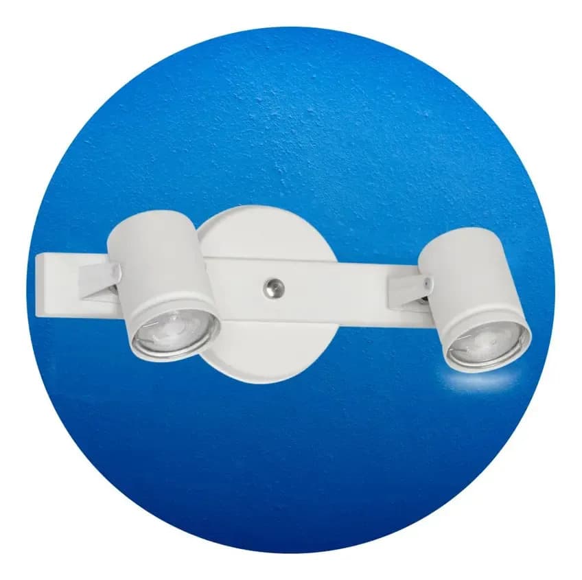 Aplique Granada 2 luces , Apto dicroica led GU10 Ferrolux