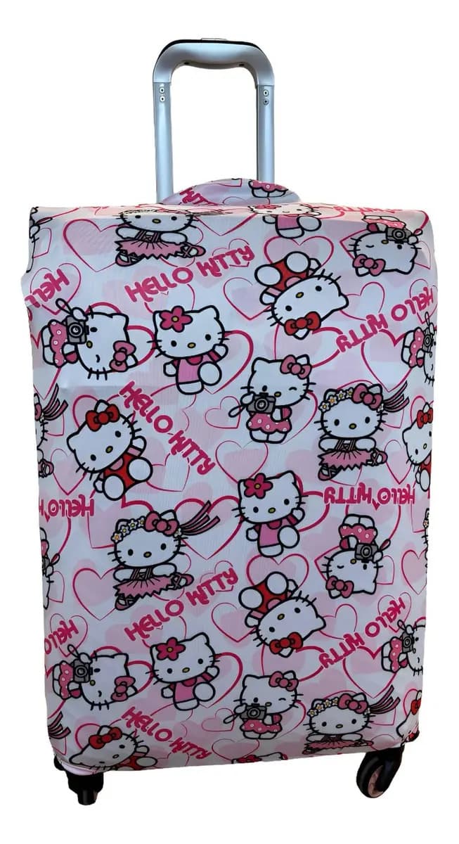 Fundas Cubre Valijas Diseños Surtidos Los Tamaños Color Kitty Grande