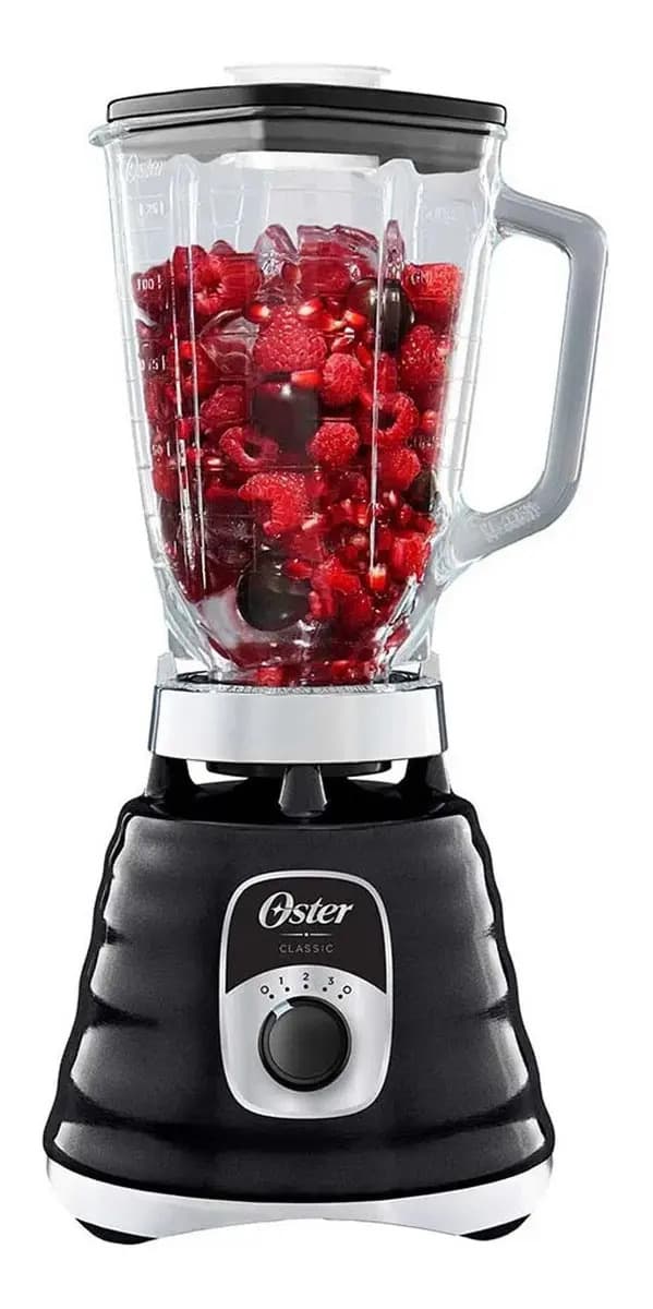 Oster Classic BLST4655 1.25 L - Negro - - Vidrio