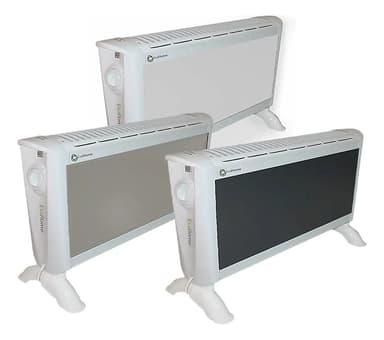 Calefactor Electrico Panel Estufa 3 Niveles 2 Años Exahome Color Blanco