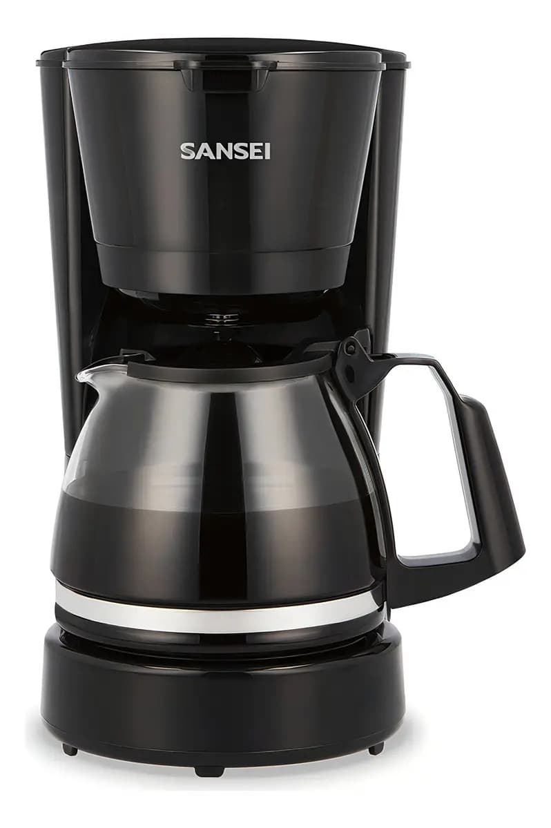 Cafetera Eléctrica De Filtro Sansei Casa9118bp 0.75l Color Negro