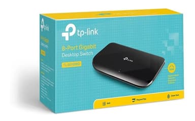 Switch TP-Link TL-SG1008D sobremesa con 8 puertos Gigabit