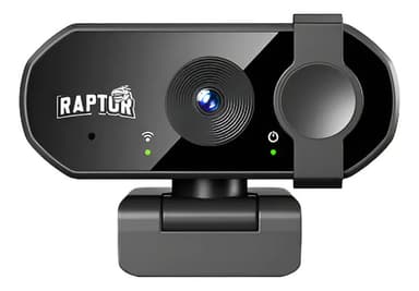 Raptor Web Cam Vision 4k Streaming 4k Ultra Con Microfono Negro