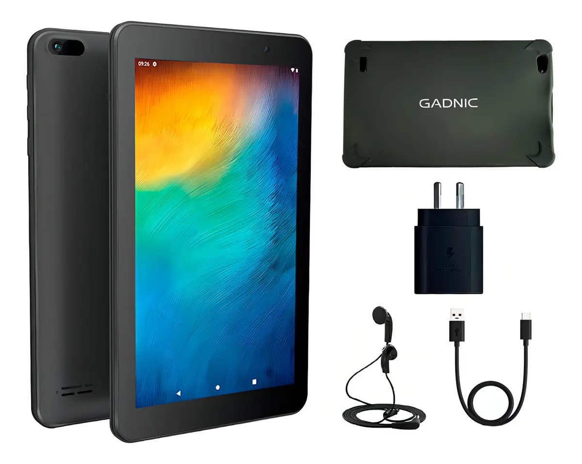 Tablet Gadnic Tab0001 7 Pulgadas 3GB Ram 32GB Rom Bt 5.0 Expansión SD Batería 2500mAh