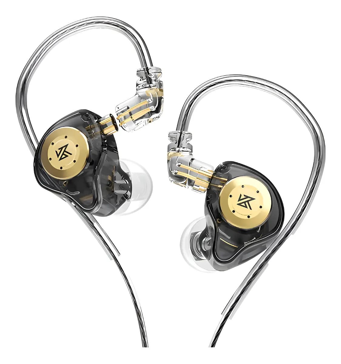 Auriculares Dj Musicians Gamer sin micrófono Kz Edx Pro Return Stage color negro