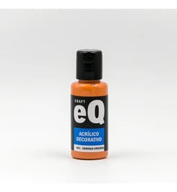 Pintura Acrilica Decorativa Eq Arte 50cc Óleo Naranja Oriental