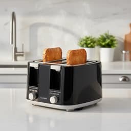 Tostadora Electrica 7 Niveles Novohome 4 Rebanadas 1700w Nh-to040 Color Negro
