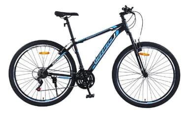 Bicicleta Mtb Overtech R29 Q3 C/suspensión 21 Velocidades 12 Color Negro/Azul/Blanco Tamaño del cuadro XL