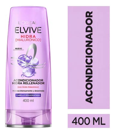 Acondicionador Hidratación Hialurónico Elvive L'oréal 400ml