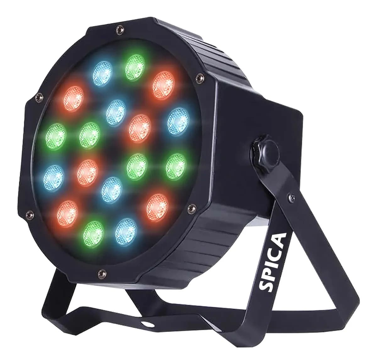 Luz Proton Par 18 Luces Dj Audioritmica Dmx Iluminacion Led