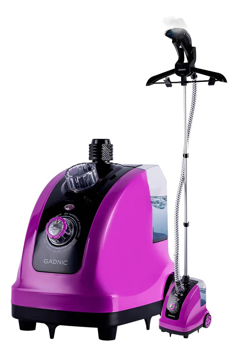 Plancha a Vapor Vertical Gadnic 1800W Ruedas Depósito 1.3 Litros Ideal para Ropa y Telas Delicadas Violeta