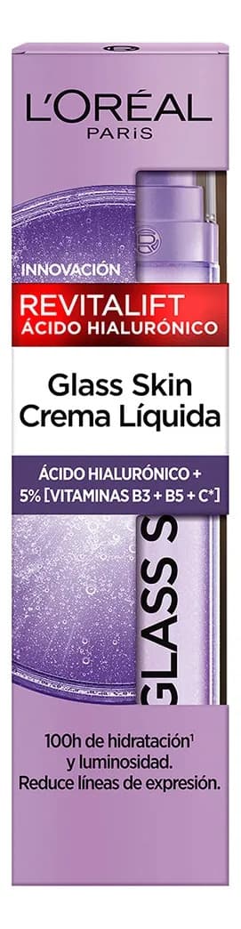 Crema Líquida Glass Skin Revitalift 50 g L'oreal Paris