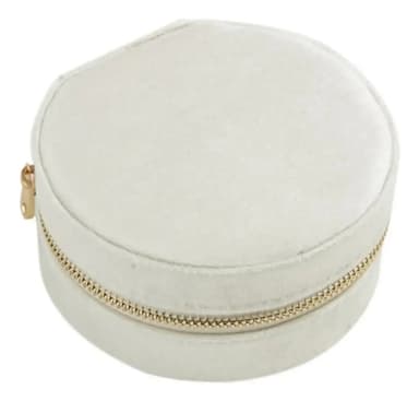 Joyero Caja Organizador Para Accesorios Anillos Bijouterie Color Beige