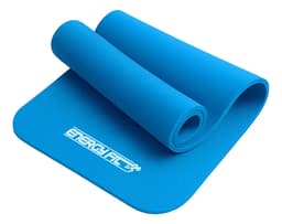 Mat Yoga 10 Mm Colchoneta Pilates Caucho Nbr 180x62 + Bolso Azul
