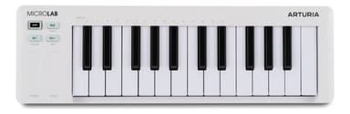 Controlador Midi Arturia Microlab Mk3 Blanco 25 Teclas