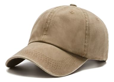 Gorras Clásicas Gabardina Visera Curva Vintage Color Beige Talle Unico Ajustable CRAZY LOOK STORE