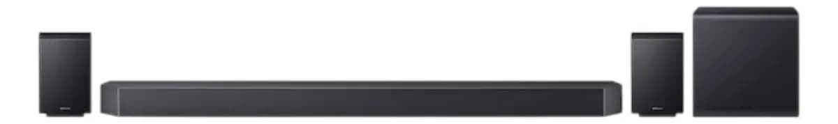 Barra De Sonido Con Subwoofer Y Altavoces Samsung Hwq990fzb