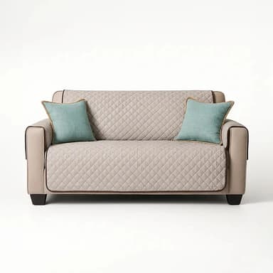 Sofa Saver Funda Sofa 3 Cuerpos Impermeable Para Mascotas Beige Sofa Saver