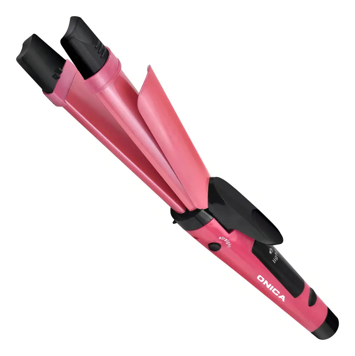 Planchita Y Buclera 2 En 1 Rizador/plancha Pelo Ceramica Color Futsia