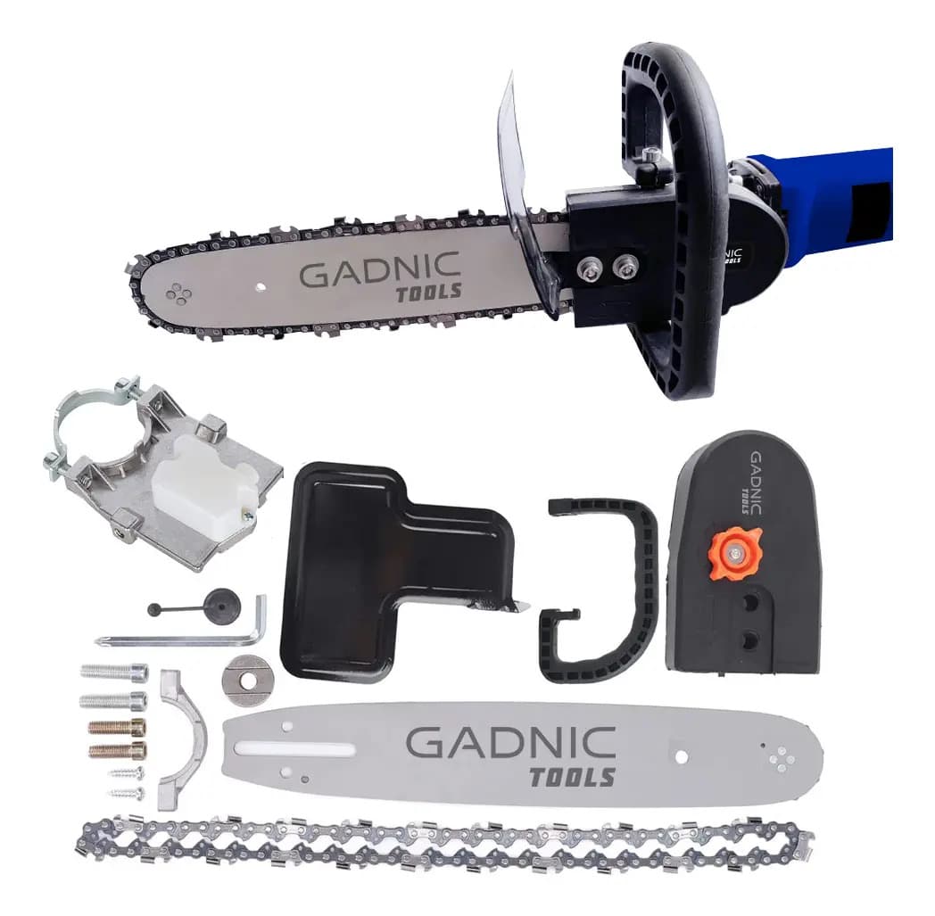 Kit de Adaptación para Sierras Gadnic Soporte de Motosierra Hoja de Acero SIER0004 negro