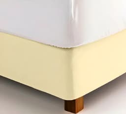 Cubre Sommier Queen Smdec 160x200cm Microfibra Natural Elastizado
