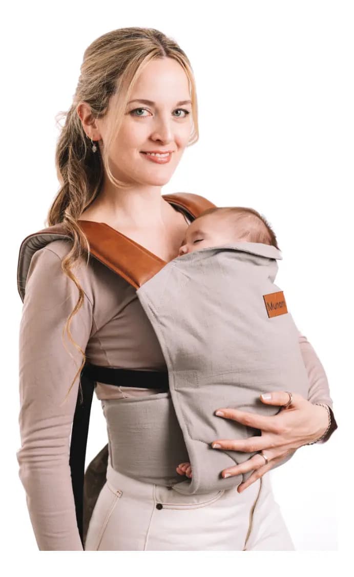 Mochila Porta Bebé Ergonómica Munami Fusión para Recién Nacidos a 18 Kg