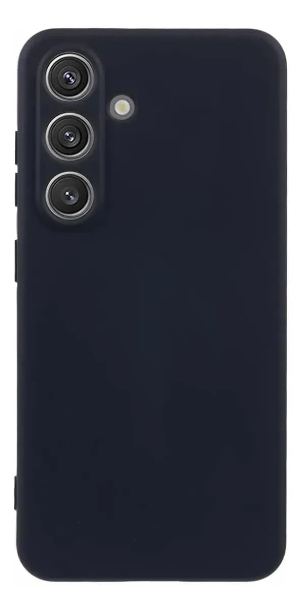 Funda Para Samsung S26 Plus (6.7 Pulgadas) Negro Protector Silicona Suave Con Felpa Gamuza Interior Microfibra Sin Rayones Proteccion Completa De Lente De Camara - Negro