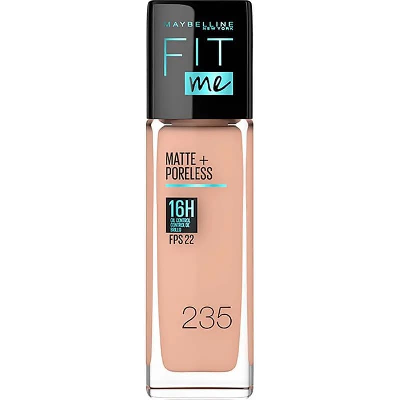 Base Fit Me Matte + Poreless 128 Warm Nude Maybelline