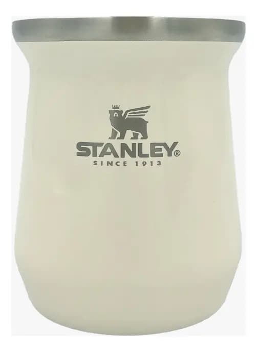 Mate Stanley Classic Acero Inoxidable 236ml Térmico Color Cream Gloss Lisa
