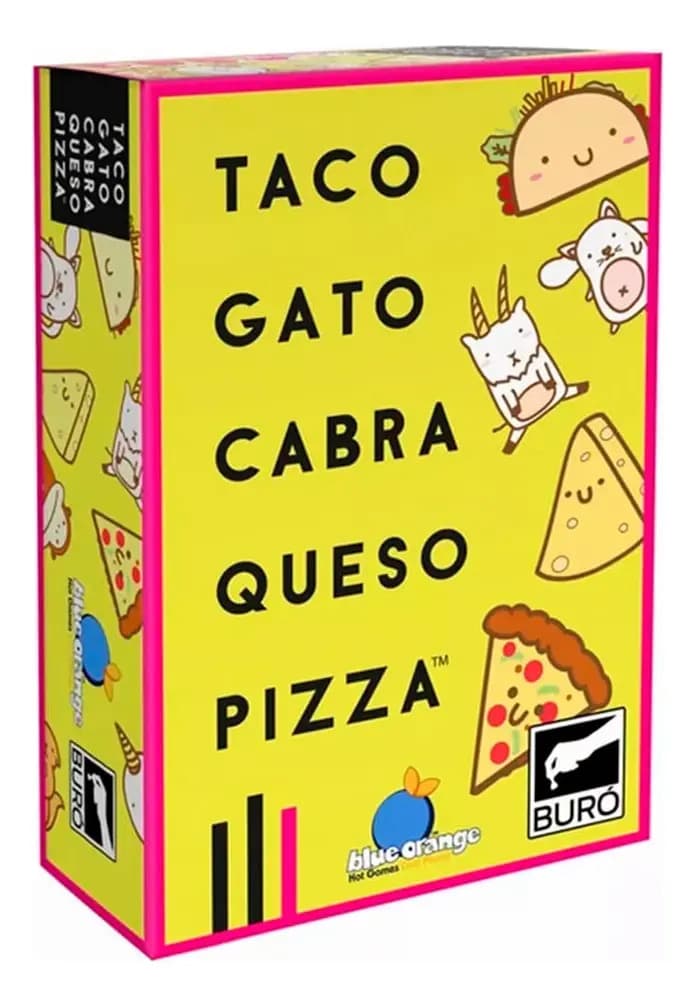 Juego de mesa Taco Gato Cabra Queso Pizza Bureau de Juegos cartas 2-8 jugadores