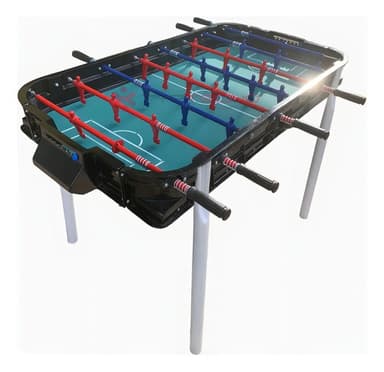 Metegol Phixel Profesional Aluminio Negro con Jugadores Metálicos y Pelotas
