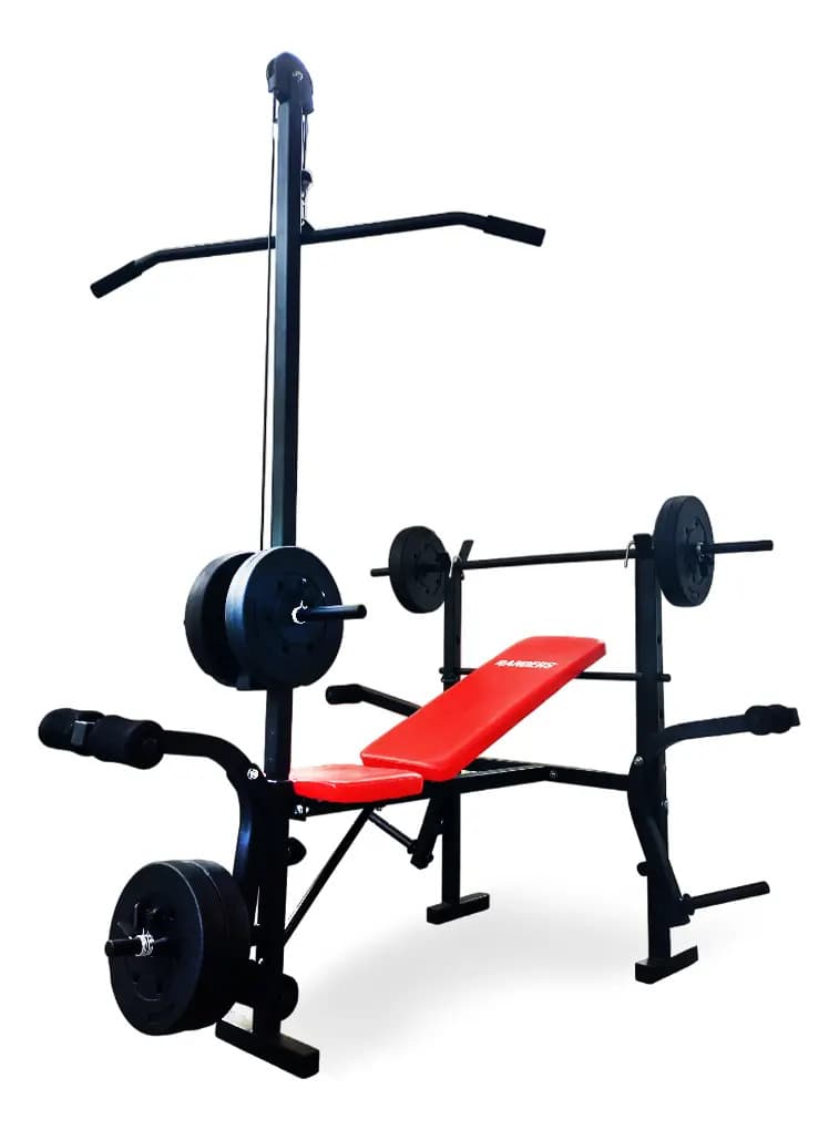 Multigimnasio Banco Multiestacion Randers Dorsalera Pesas