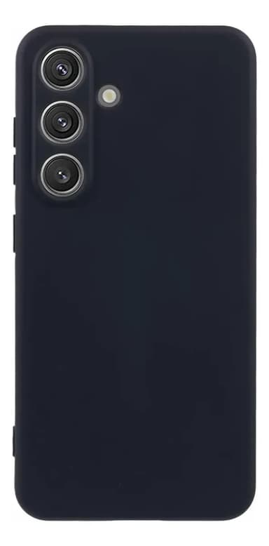 Funda Para Samsung S25 Fe (6.7 Pulgadas) Negro Protector Silicona Suave Con Felpa Gamuza Interior Microfibra Sin Rayones Proteccion Completa De Lente De Camara - Negro