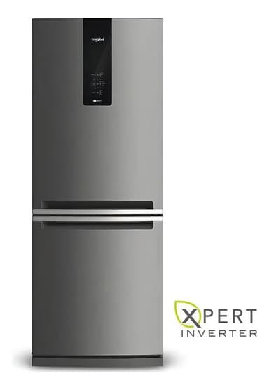 Heladera No Frost Whirlpool Wre57k2 443lts Inverter Color Inox