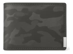 Billetera Hombre Cuero Simil Tarjetero Elegante Fina Premium Color Modelo 2 - Gris Diseño De La Tela Camuflado