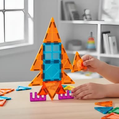 Bloques Para Armar Magneticos De Construccion Iman Imanes 28
