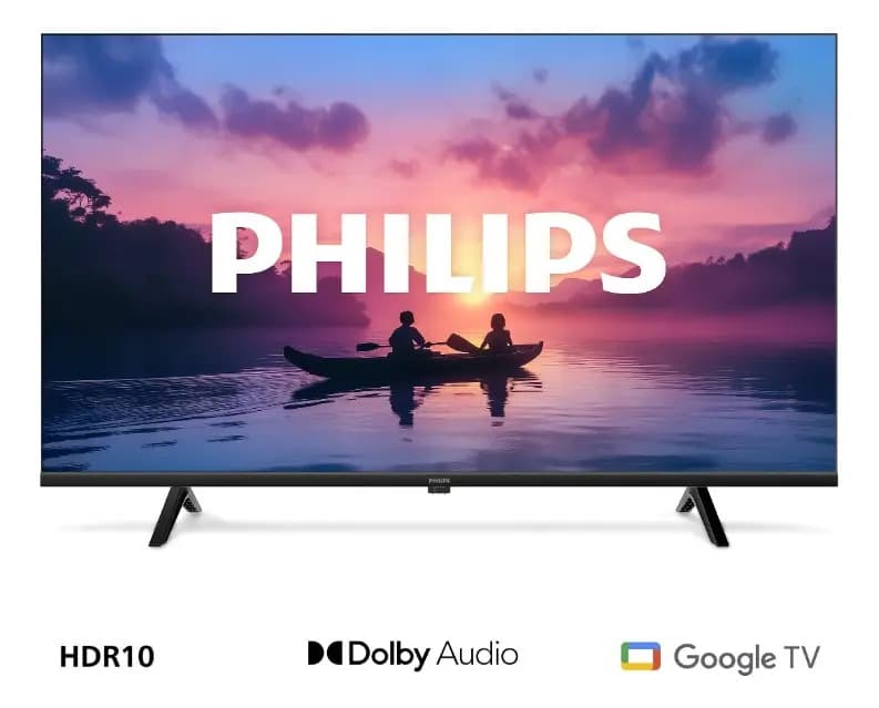 Smart Tv Philips Hd De 40 Con Google Tv Negro