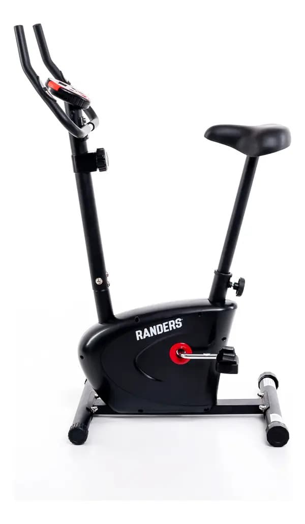 Bicicleta Magnética Vertical Randers Arg-160 Color Negro