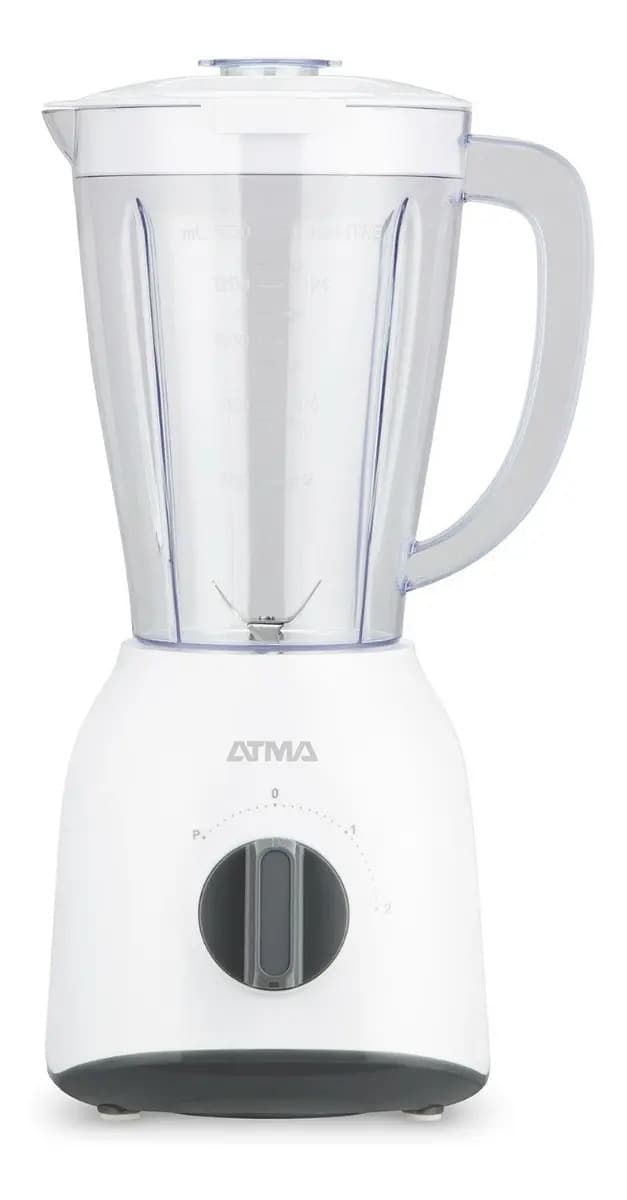 Licuadora Atma Jarra Plástica Blanca 1.5 Lt 500 w Li8446Ap